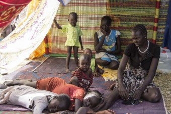 Pao, mãe e filhos se refugiam em Juba | IKMR