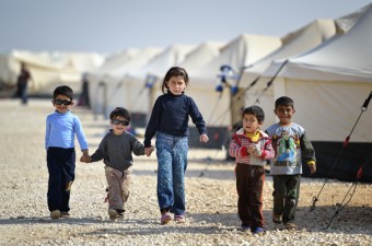 Syrian refugee camp in Jordan