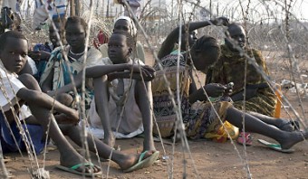 Refugee camp in Juba