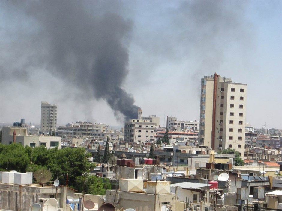 Cidade de Homs, vítima de bombardeios em 2012. Foto: ONU/David Mayua