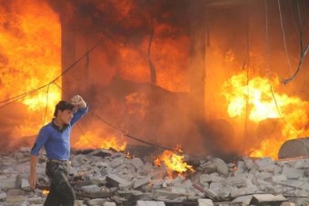 Foto de KHALED KHATIB/ALEPPO MEDIA CENTRE/AFP