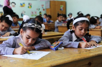 Uma das escolas que a ONU mantém em Gaza. Foto: ONU/Shareef Sarhan