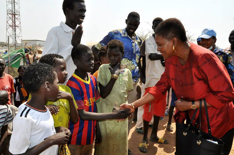 Sudão do Sul: Chefe humanitária da ONU visita comunidades deslocadas